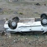 واژگونی سمند در کرمان با یک کشته و چهار زخمی؛ زن باردار جان باخت