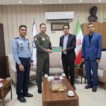 تقدیر فرمانده پایگاه نیروی هوایی کرمان از شهردار منطقه دو